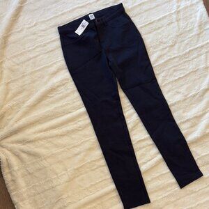 GAP kids navy blue Slim Fit Pants with adjustable waist size youth 12 - new